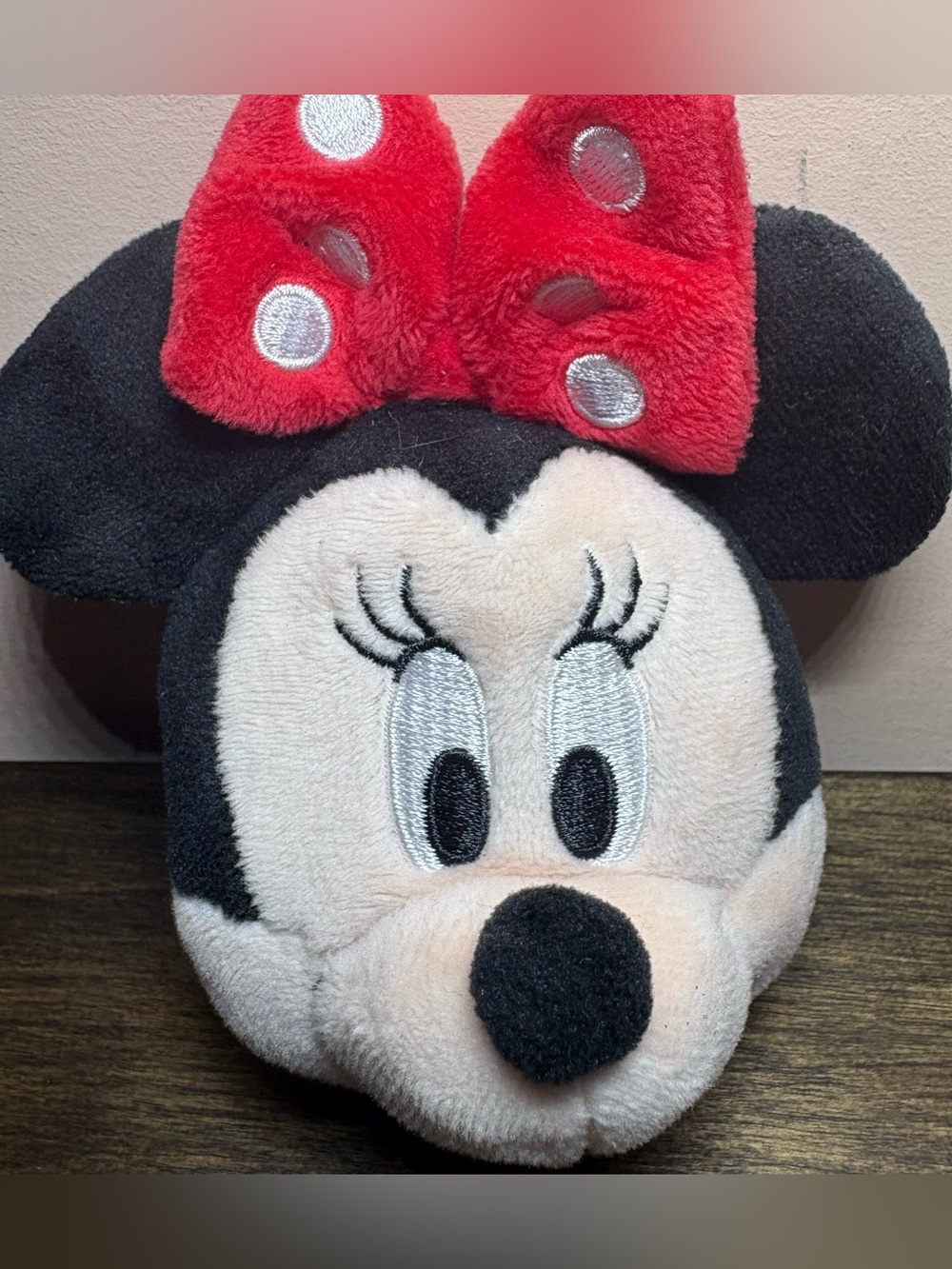 Disney Parks Minnie Mouse Plush Headband Buddy Interchangeable Plush